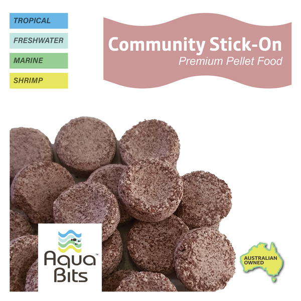 Community Stick-On Premium Pellet Food | AquaBits