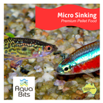Micro 0.5mm Sinking Premium Pellet Food | AquaBits
